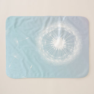 Dandelion pastel sherpa blanket
