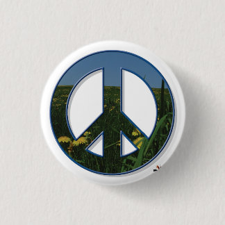 Dandelion Peace Button