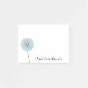Dandelion Photo Personalised Message Post-it Notes