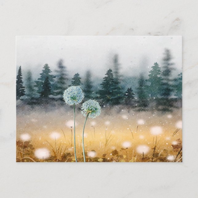 Dandelion Postcard (Front)