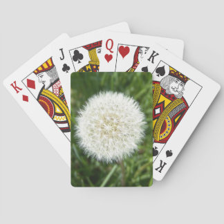 dandelion puff playing cards