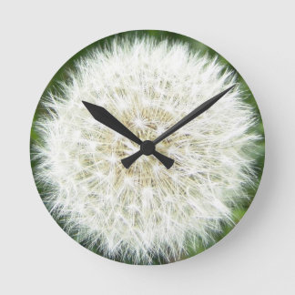 Dandelion puff round clock