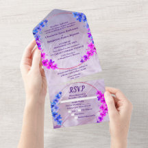 Dandelion Purple Floral Wedding