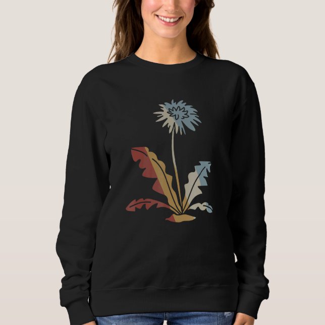 Dandelion Retro Style Vintage 1 Sweatshirt (Front)