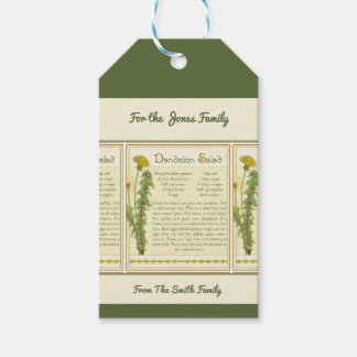 Dandelion Salad Gift Tags