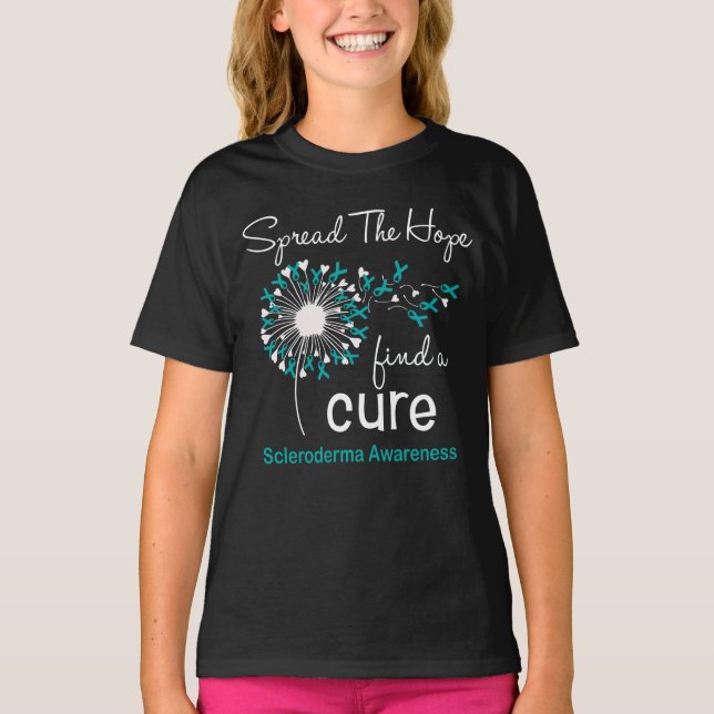 Dandelion Scleroderma Awareness T-Shirt (Front)