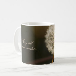 Dandelion Seed Head in Brown Tones  Coffee Mug