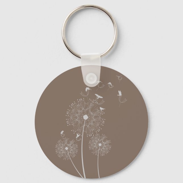 Dandelion Seed Thieves Key Ring (Front)