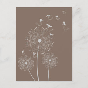 Dandelion Seed Thieves Postcard