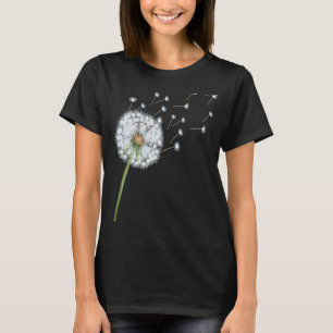 Dandelion Seeds Blown By Wind Make A Wish T-Shirt