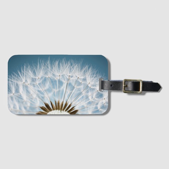 Dandelion Seeds Luggage Tag (Front Horizontal)