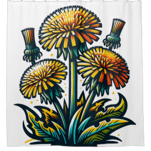 Dandelion Shower Curtain