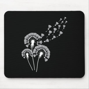 Dandelion Shuttle Shirt For Badminton Player Badmi Mouse Mat