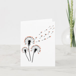 Dandelion Snowboarding Shirt For Snowboarder Snowb Card