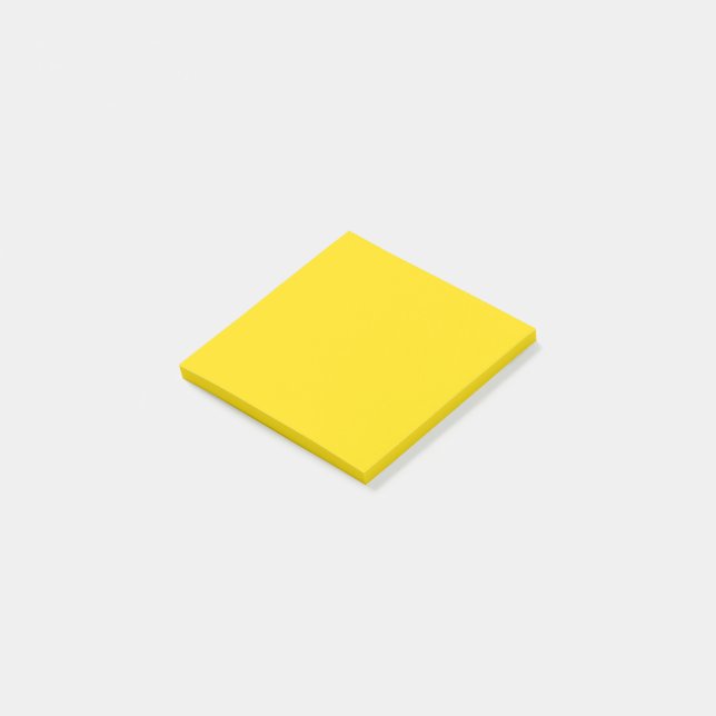 Dandelion (solid colour)  post-it notes (Angled)