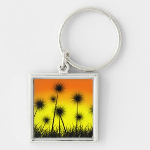 Dandelion Sunrise Key Ring