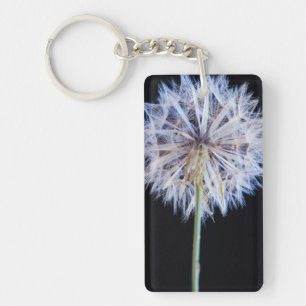 Dandelion (Taraxacum Officinale) Seed Head Key Ring
