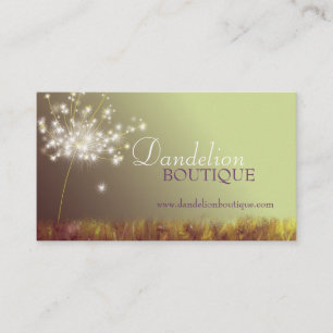 Dandelion Unique Fashion Salon Business Card
