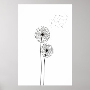 Dandelion Wall Art Poster