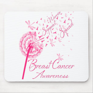 Dandelion Warrior Support Squad Breast Cancer Mouse Mat