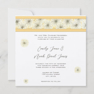 Dandelion Wedding Invitation