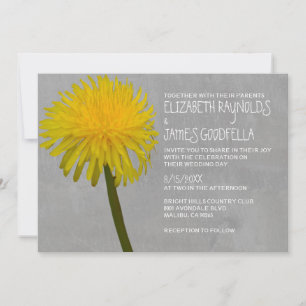 Dandelion Wedding Invitations