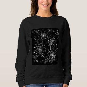 Dandelion, Wild Flowers, and Honey Bees Sweatshirt
