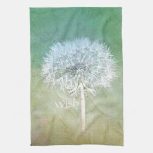 Dandelion Wish Dreamy Design Tea Towel