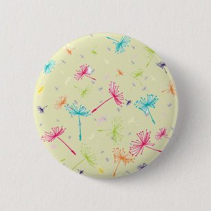 Dandelion Wishes 6 Cm Round Badge