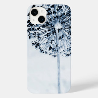 Dandelion Wishes Chic Blue Custom Floral Case-Mate iPhone 14 Plus Case