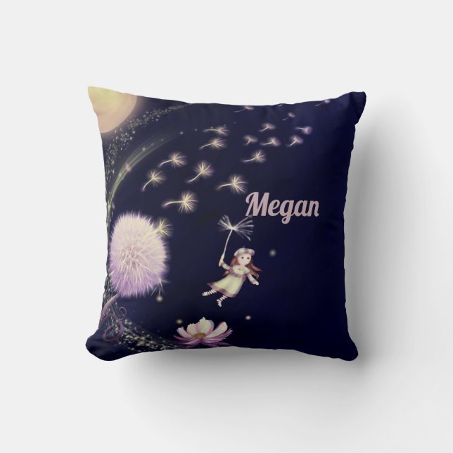Dandelion Wishes Cushion (Front)
