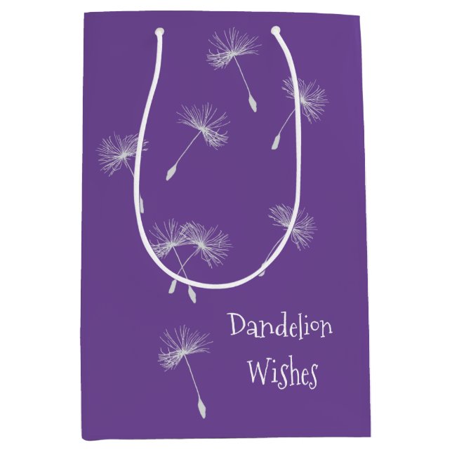 Dandelion Wishes Design Gift Bag (Front)