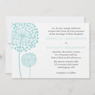 Dandelion Wishes Wedding Invitation