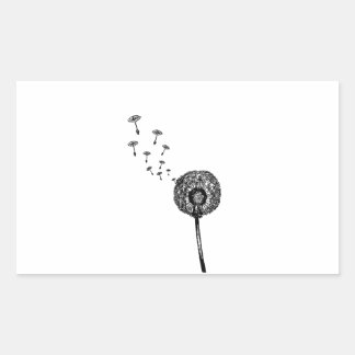 Dandelion - Wishie Rectangular Sticker