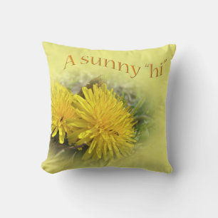 Dandelions - A Sunny Hi Cushion