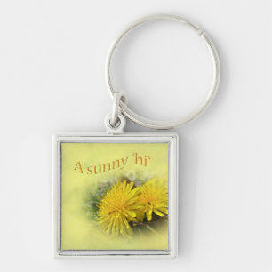 Dandelions - A Sunny Hi Key Ring