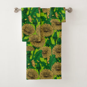Dandelions Bath Towel Set