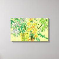 Dandelions Bird Cherry Summer Flowers Floral Art P