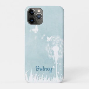 Dandelions, Butterflies & Blue Skies iPhone 11 Pro Case
