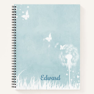 Dandelions, Butterflies & Blue Skies Notebook