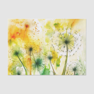 DANDELIONS decoupage paper