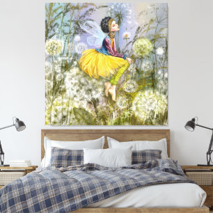 Dandelions Fantasy Canvas Print
