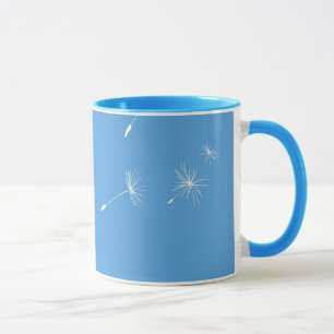 Dandelions flying mug