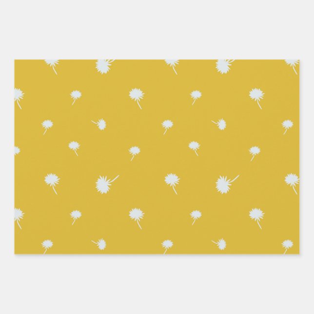 Dandelions Gift Wrap Set (Front)