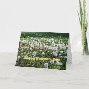 Dandelions Happy Father's Day Card