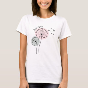 Dandelions Line Art T-Shirt