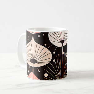 Dandelions -Mid-century- Retro Modern Design Coffee Mug