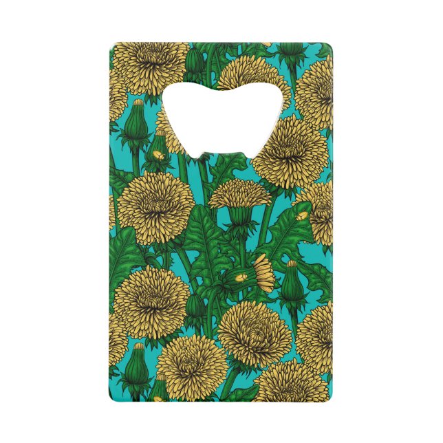 Dandelions on turquoise (Front)