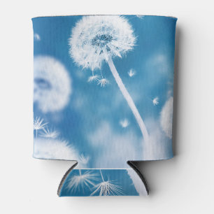 Dandelions Seeds: Summer Floral Banner Can Cooler