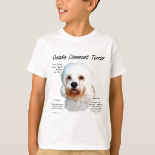 Dandie Dinmont Terrier History Design T-Shirt